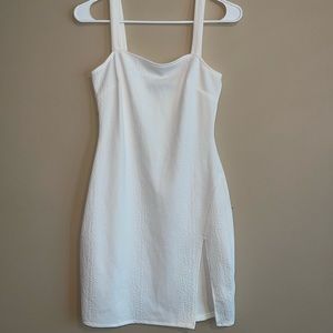 Blue Blush White Snake Print Dress Size M